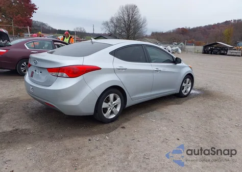 2012 Hyundai Elantra Gls from USA, damaged, VIN 5NPDH4AE4CH137235